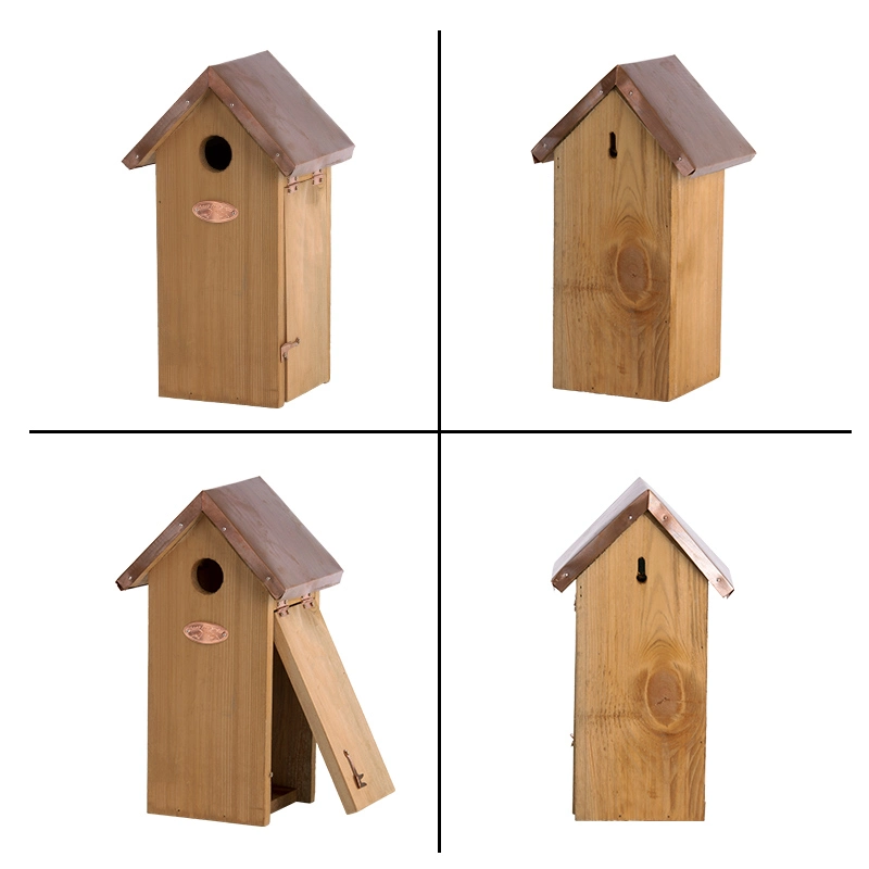 NK04 Esschert Design Hanging Bird House Wood Custom Garden Decorative Wooden Birdhouse