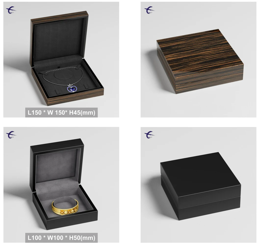 Wholesale Customization Piano Paint/Jewelry Box/Wooden Packing/PU Leather Box/Velvet Box/Necklace/Ring/Pendant/Bracelet/Bangle/Coin/Perfume Box/Velvet/Gift Box/