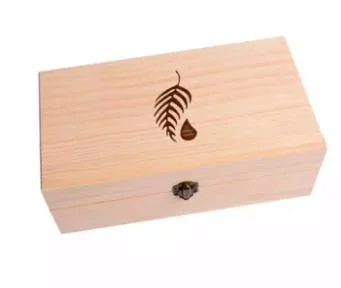 Портативная небольшая бытовая деревянная коробка для эфирного масла, ящик для хранения из цельного дерева